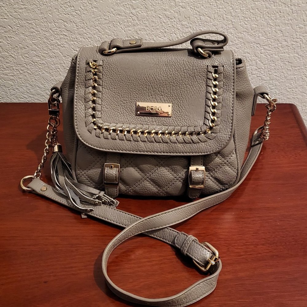 BCBG faux leather handbag purse